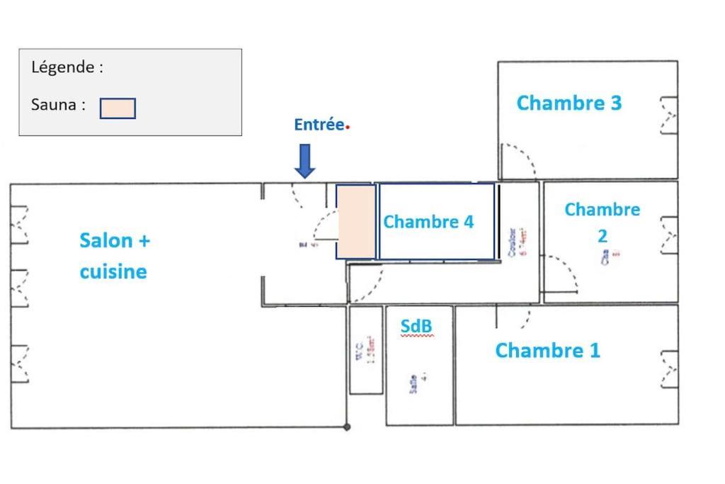 Grand Avec Sauna Apartment